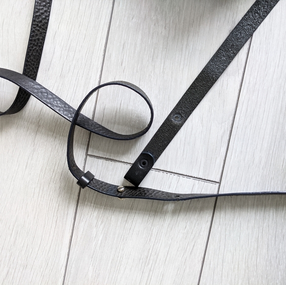 Des Petits Hauts navy margotte purse with gold EUC - Picture 7 of 7